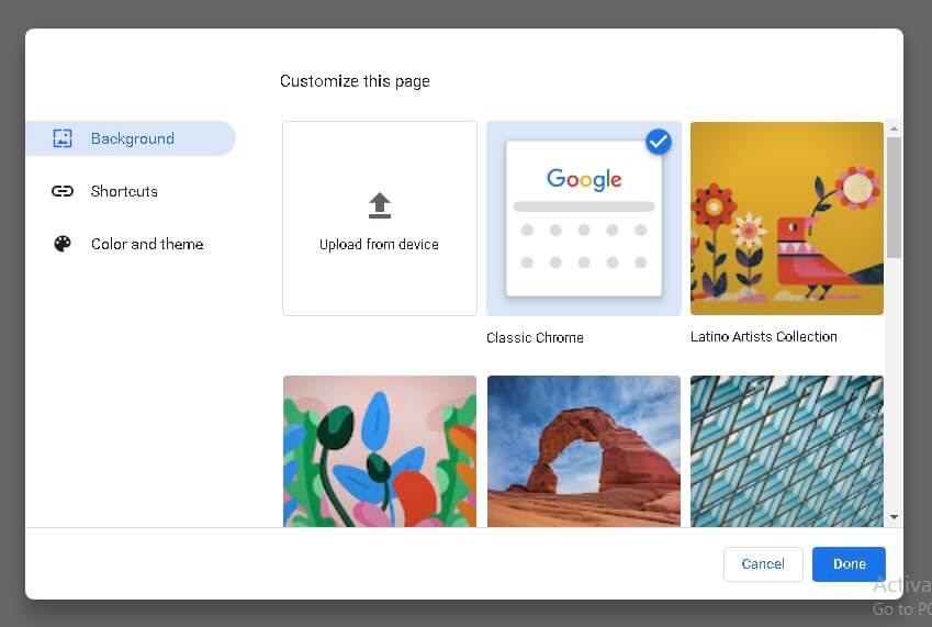 How to Change Google Background Image or Theme [2022]