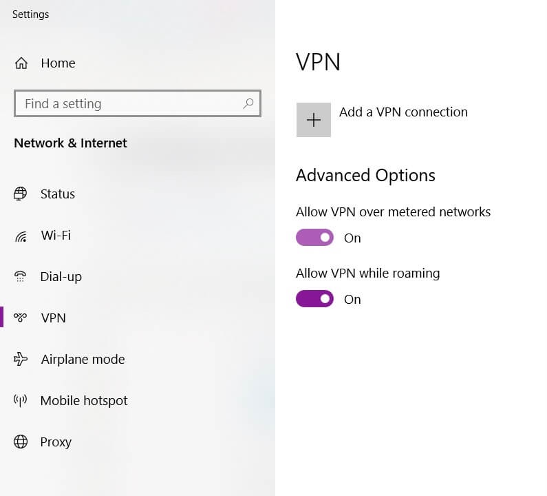 Disable VPN for Zoom