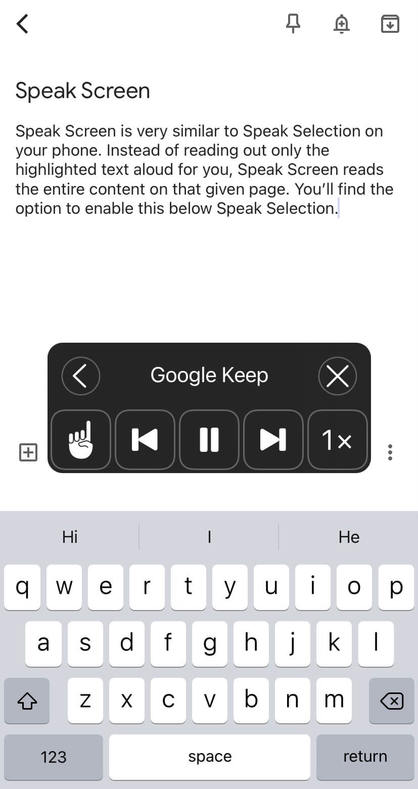 Make iPhone read text using Siri