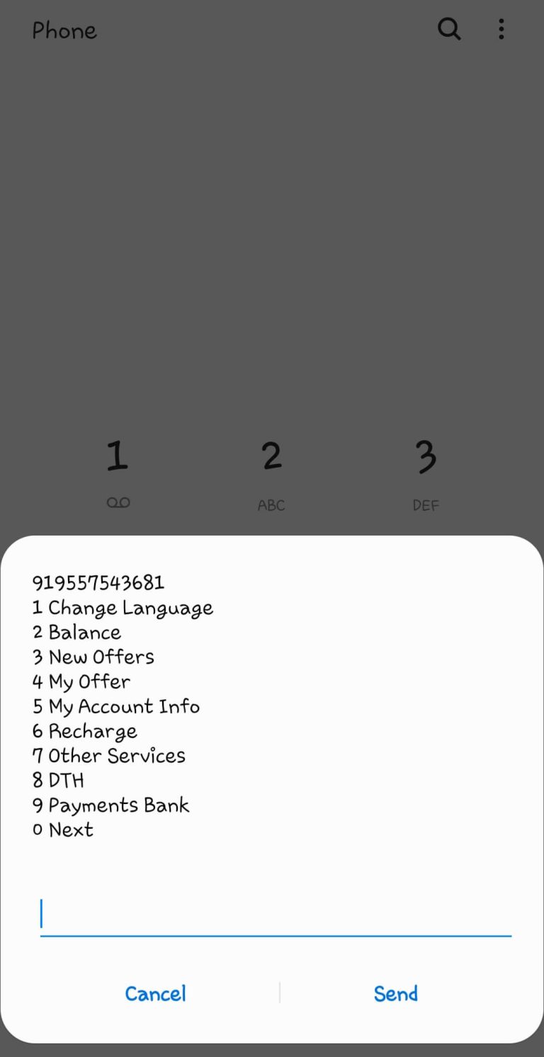 data balance airtel ussd