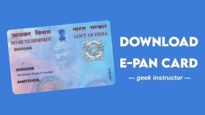 How to Download e-PAN Card Online (PDF): 3 Ways