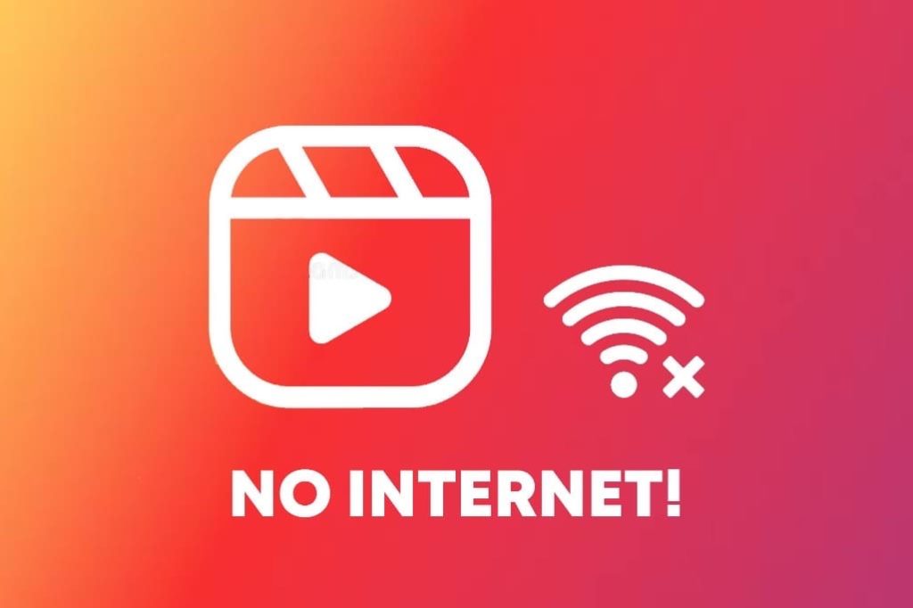 Internet connection problem on Instagram