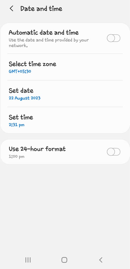 Set WhatsApp date and time accurately on Android