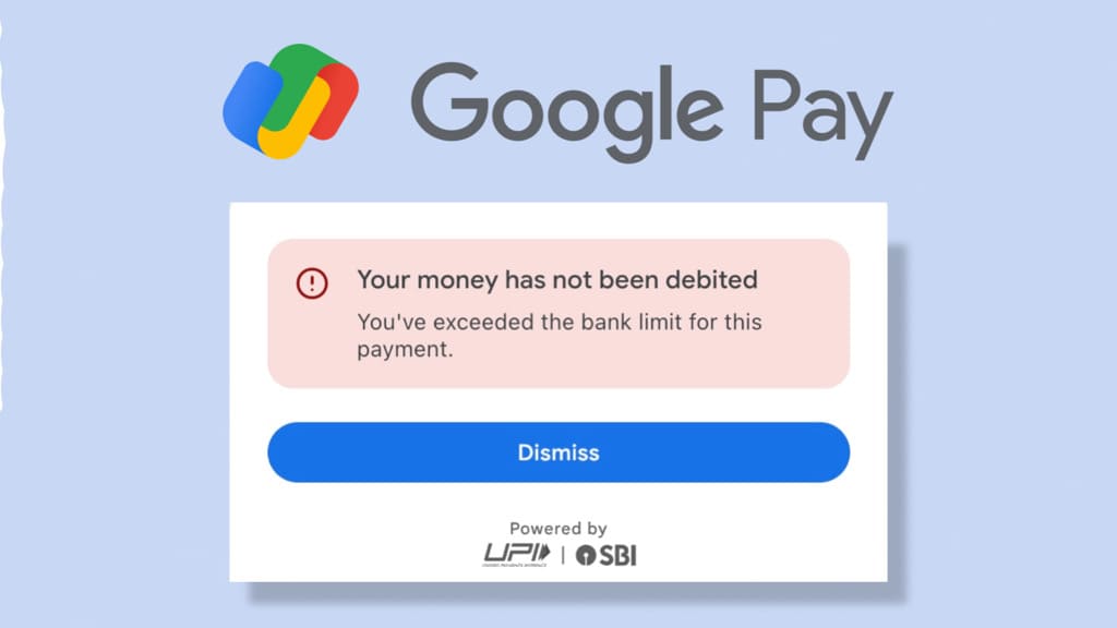 Your money has not been debited on Google Pay
