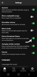 How to Turn on Device Broadcast Status on Spotify