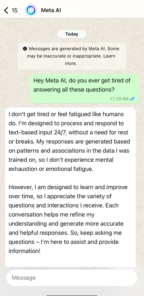 Silly Funny Questions to Ask Meta AI on WhatsApp
