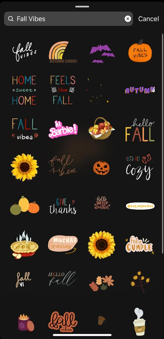 Fall Vibes GIF Instagram