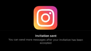 send messages after invitation sent instagram