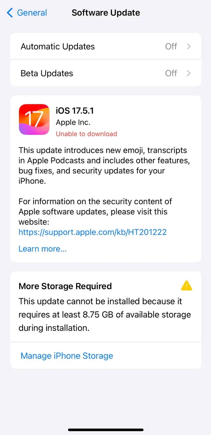 Update your iPhone or MacBook