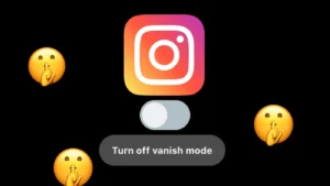Turn off vanish mode instagram