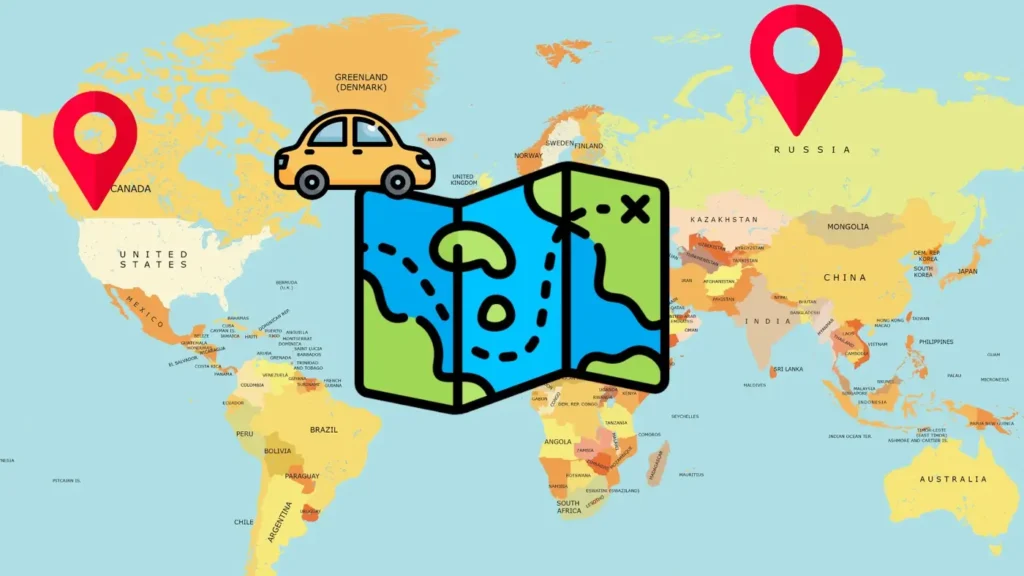 Create animated travel map