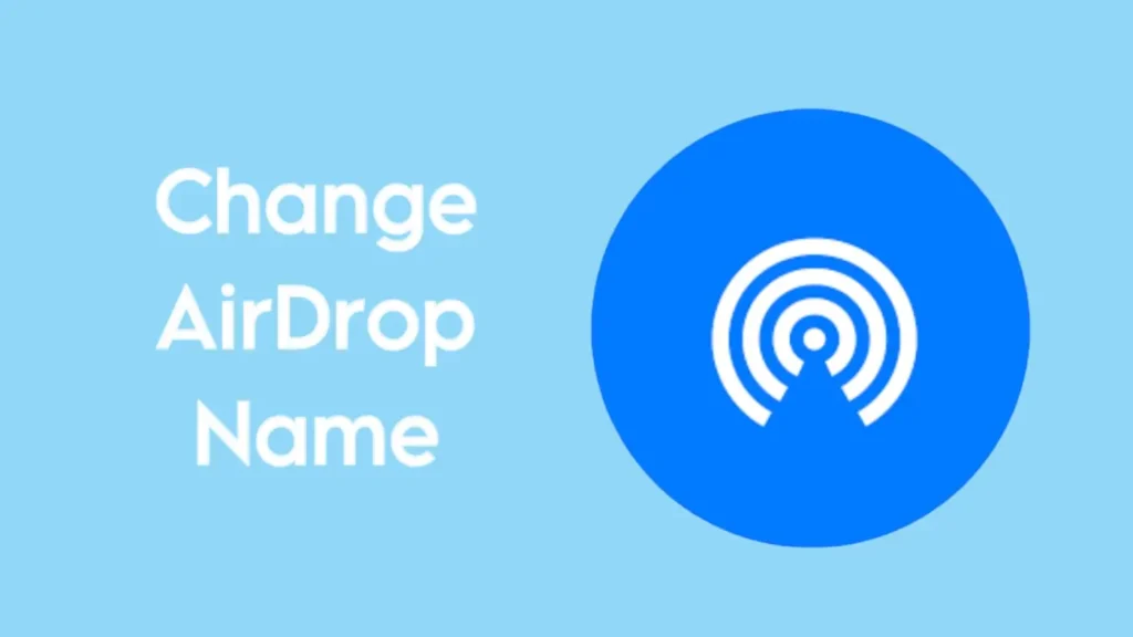 Change name on AirDrop