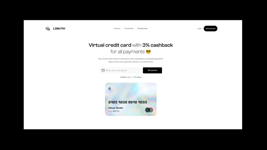 LinkPay.io virtual card