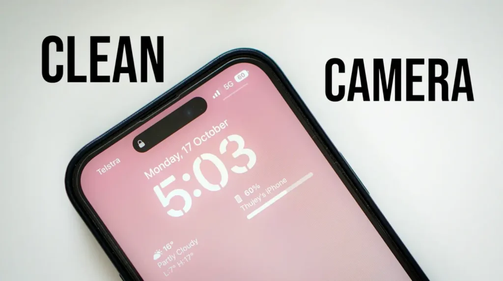 Clean your iPhone camera