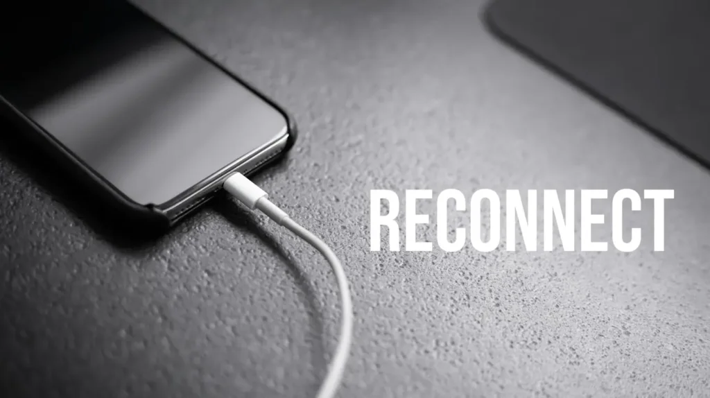 Reconnect accessory to your iPhone